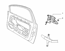 70129-060 FRONT DOOR HANDLE