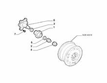 44321-010 REAR FUSE AND HUB