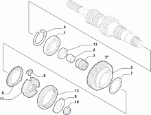 21215/01 ЗУБЧАТЫЕ ПЕРЕДАЧИ КПП