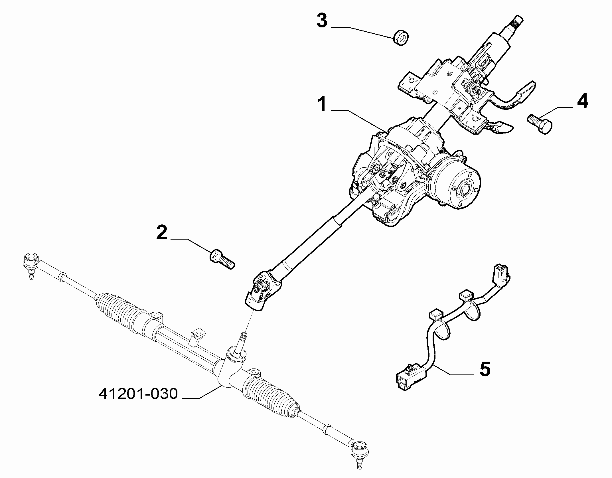 41201-020 POWER STEERING SHAFT