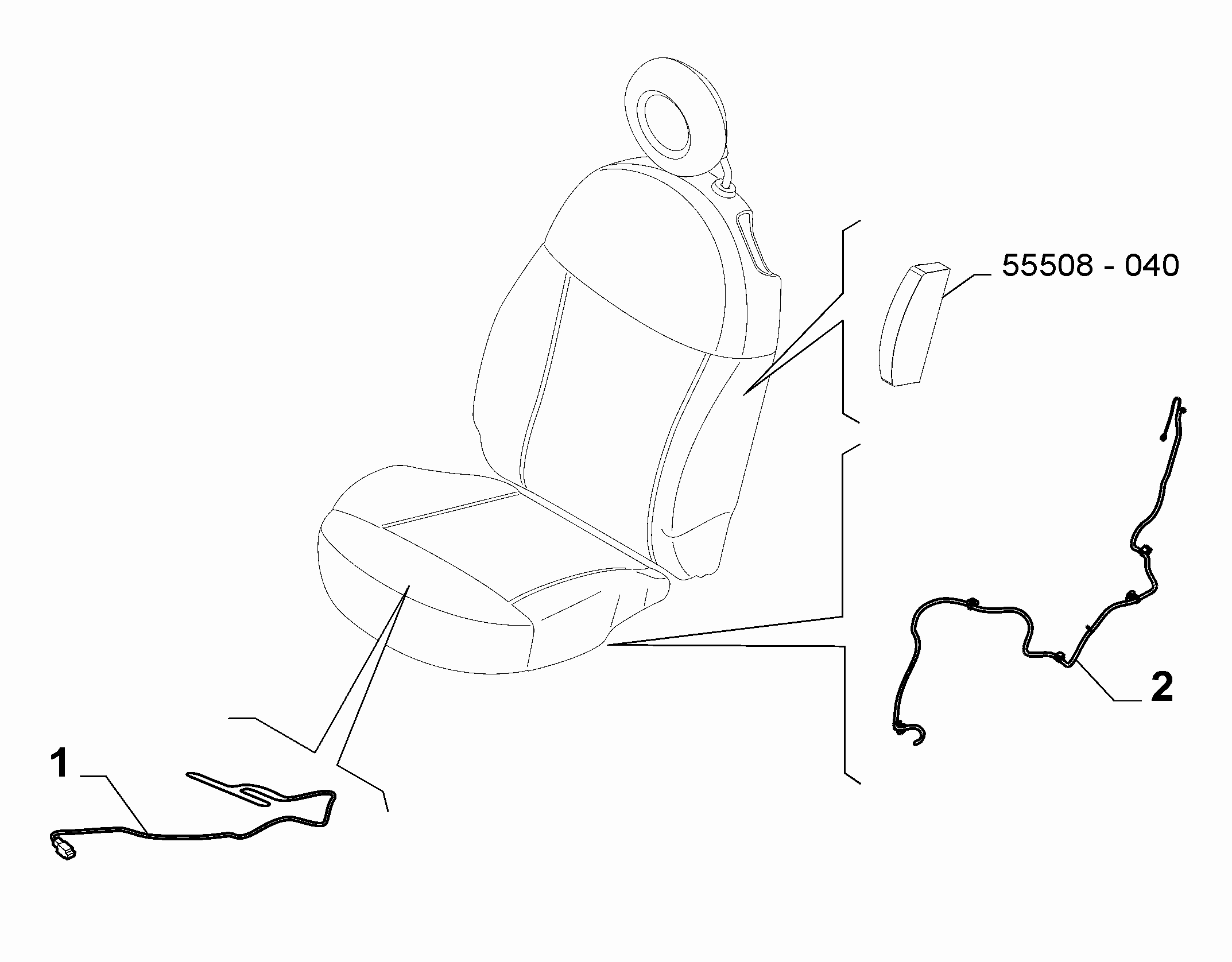 70601-040 ELECTRIC FRONT SEAT DEVICES