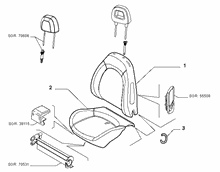 70601-010 FRONT SEAT PADDING
