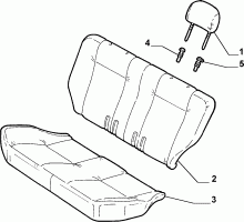 70613/01 REAR SEAT