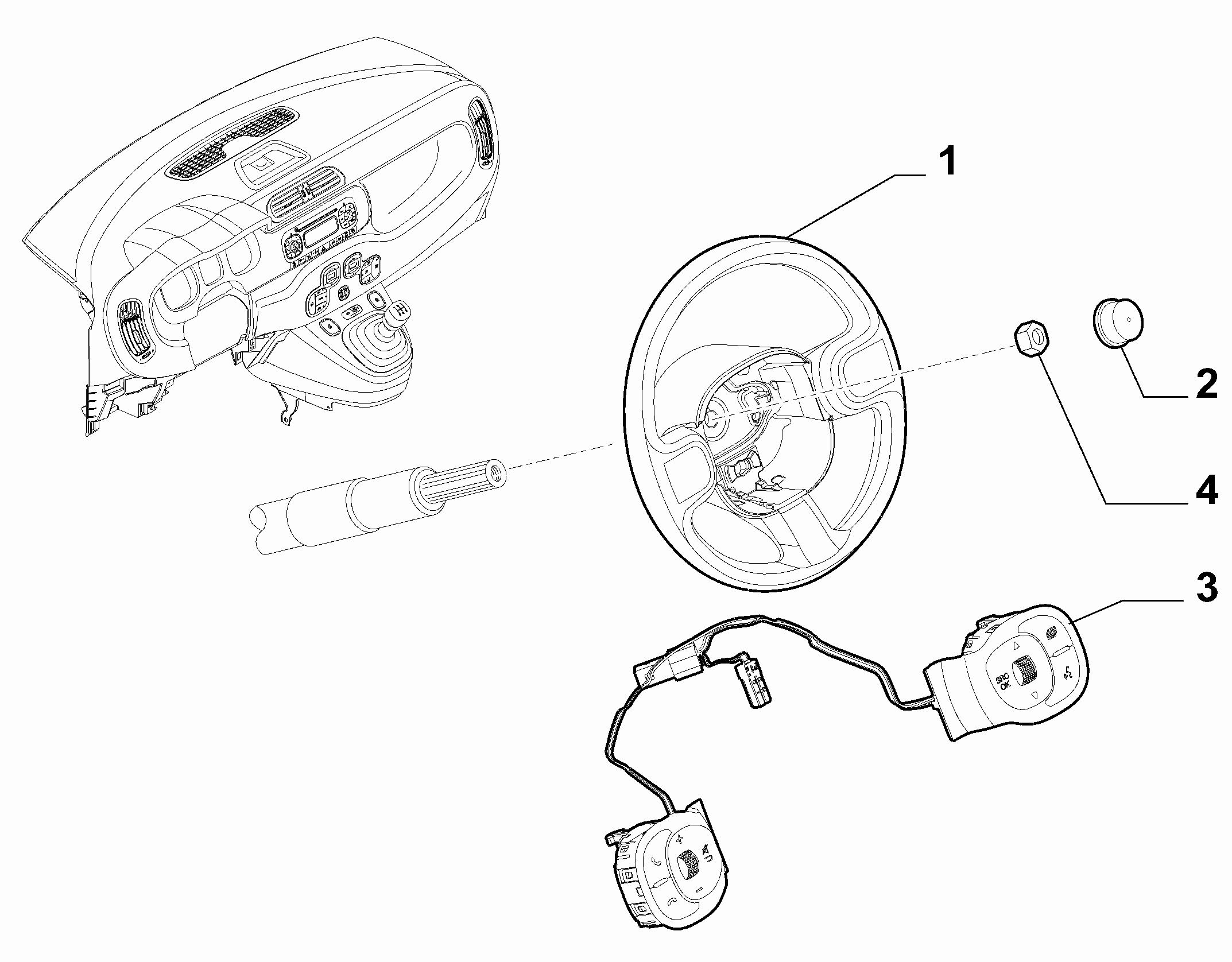 41201-010 STEERING WHEEL
