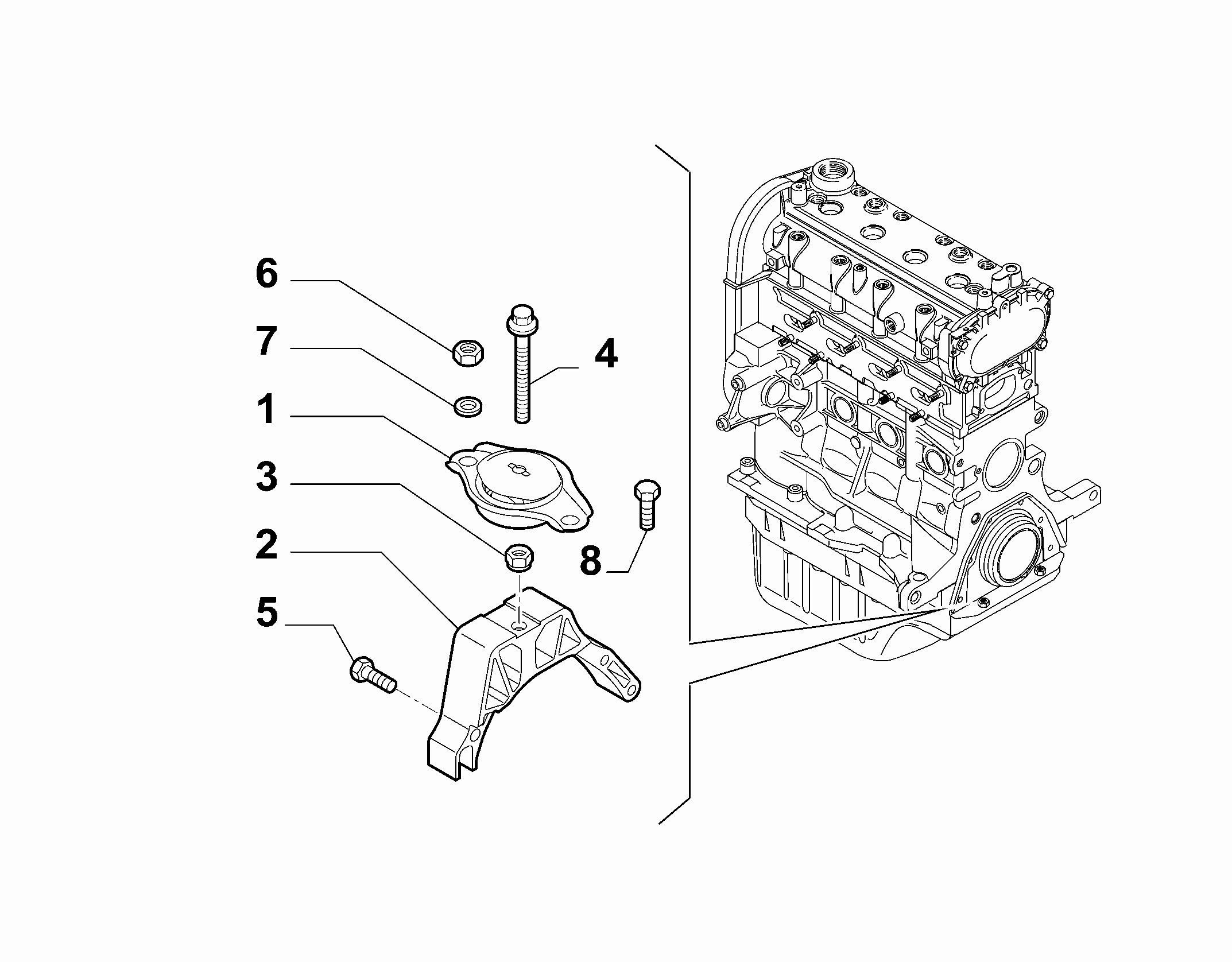 10002-020 GEARBOX INLET SCREW ANCHOR SUSPENSION