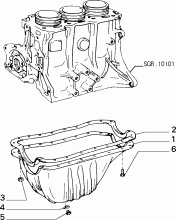 10102/00 КАРТЕР И КРЫШКИ БЛОКА ЦИЛ. 