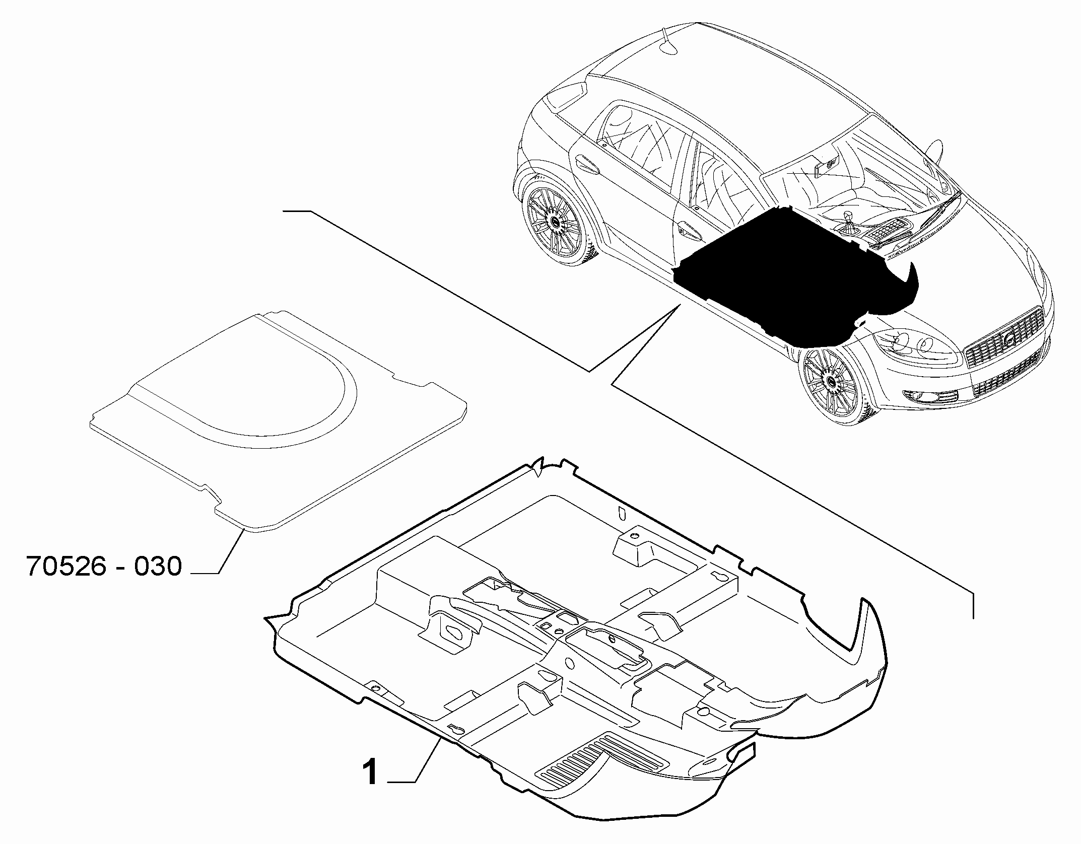 70521-010 PASSENGER SIDE MATS