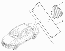 70717-040 TRUNK AIR OUTLET