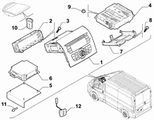 55521-010 RADIO AND AUTOMATED INFO DEVICE 
