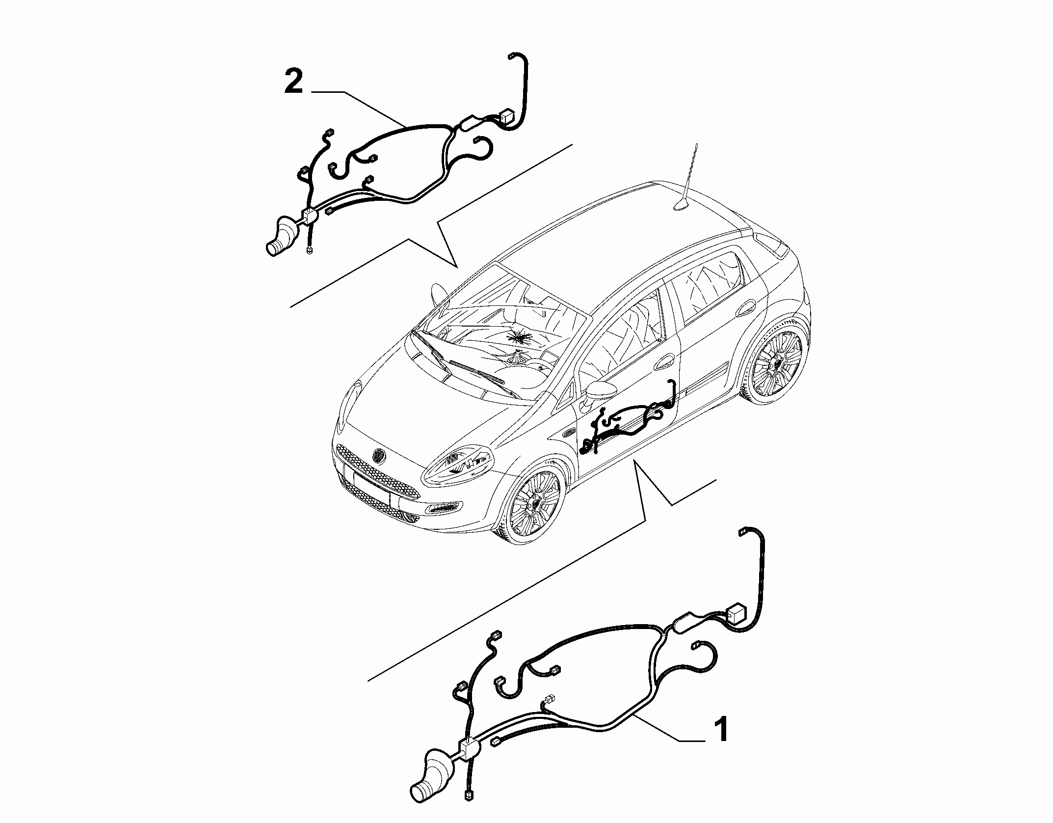 55526-010 FRONT DOOR HARNESS