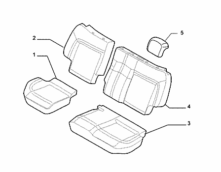 70615/02 REAR SEAT LINING