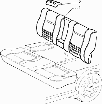 70615/00 REAR SEAT LINING 