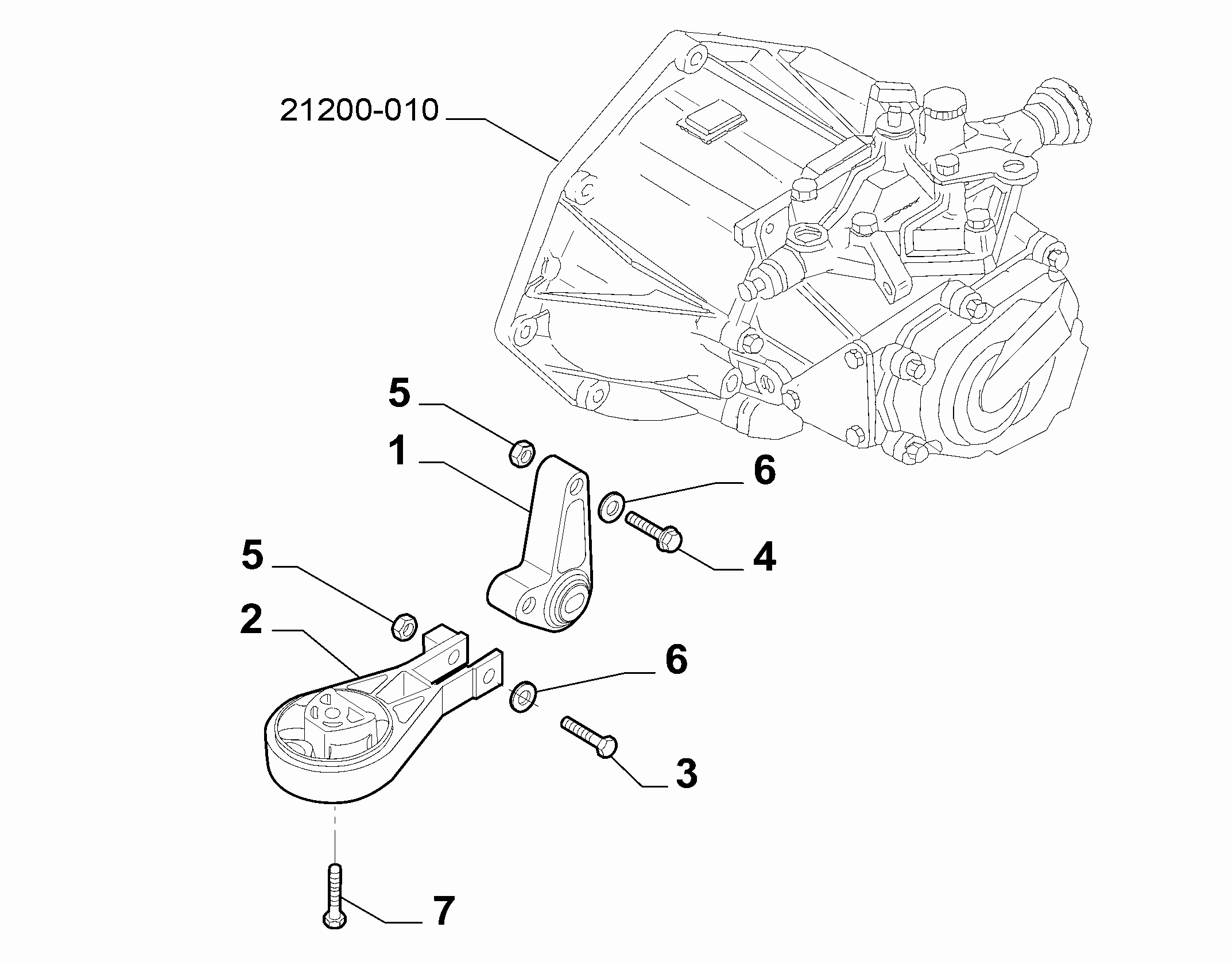 10002-030 AXLE INLET SCREW ANCHOR AND TENSION ROD SUSPENSION