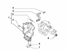 10226-015 ENGINE PUMP SUPPORTS