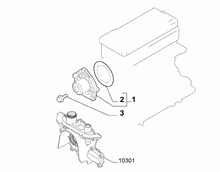 10402-010 WATER PUMP AND GASKETS