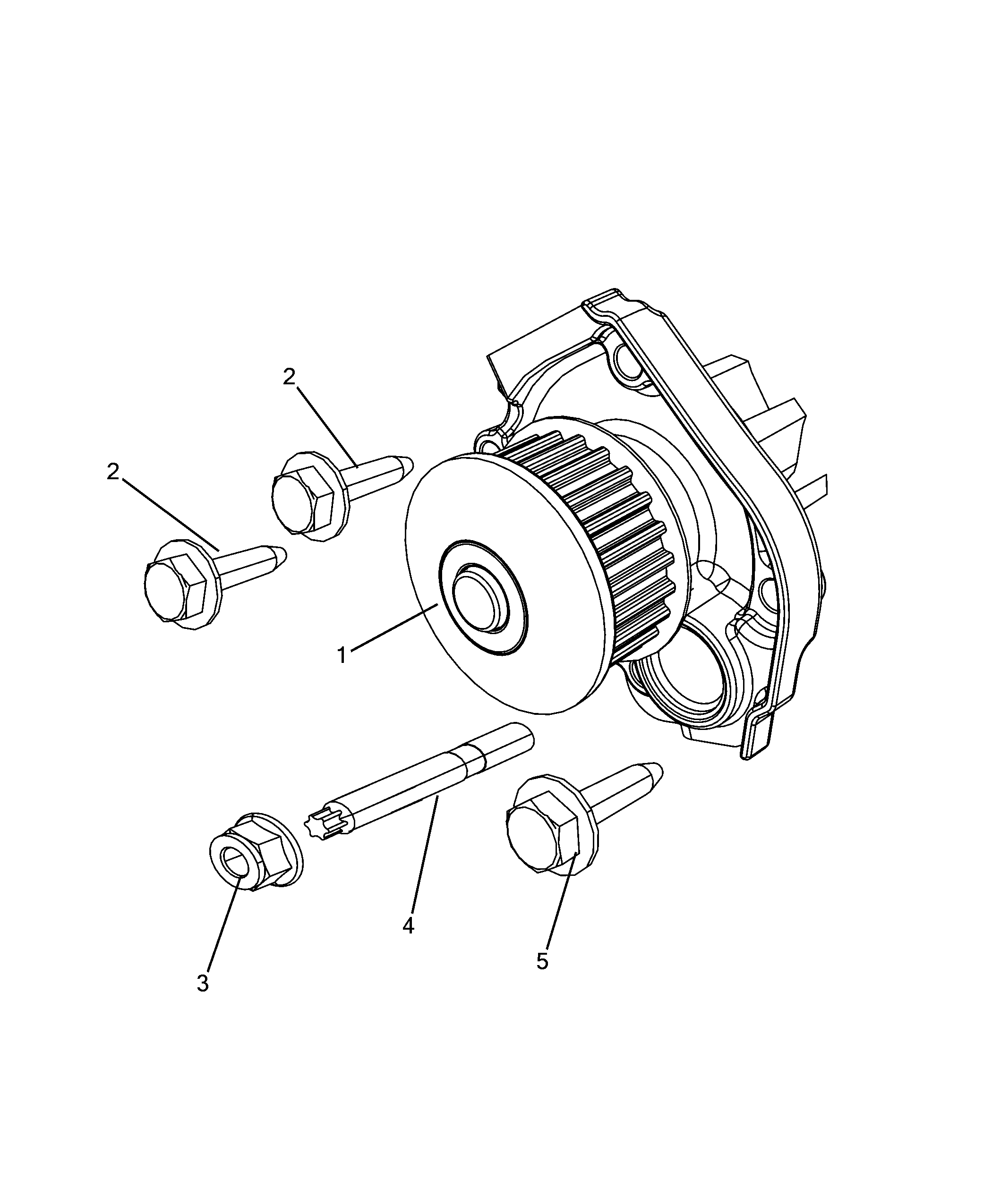 10402-010 WATER PUMP AND GASKETS
