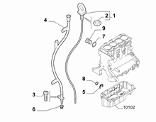 10301-060 DIP STICK, CAP, TRANSMITTER AND PRESSURE ROD