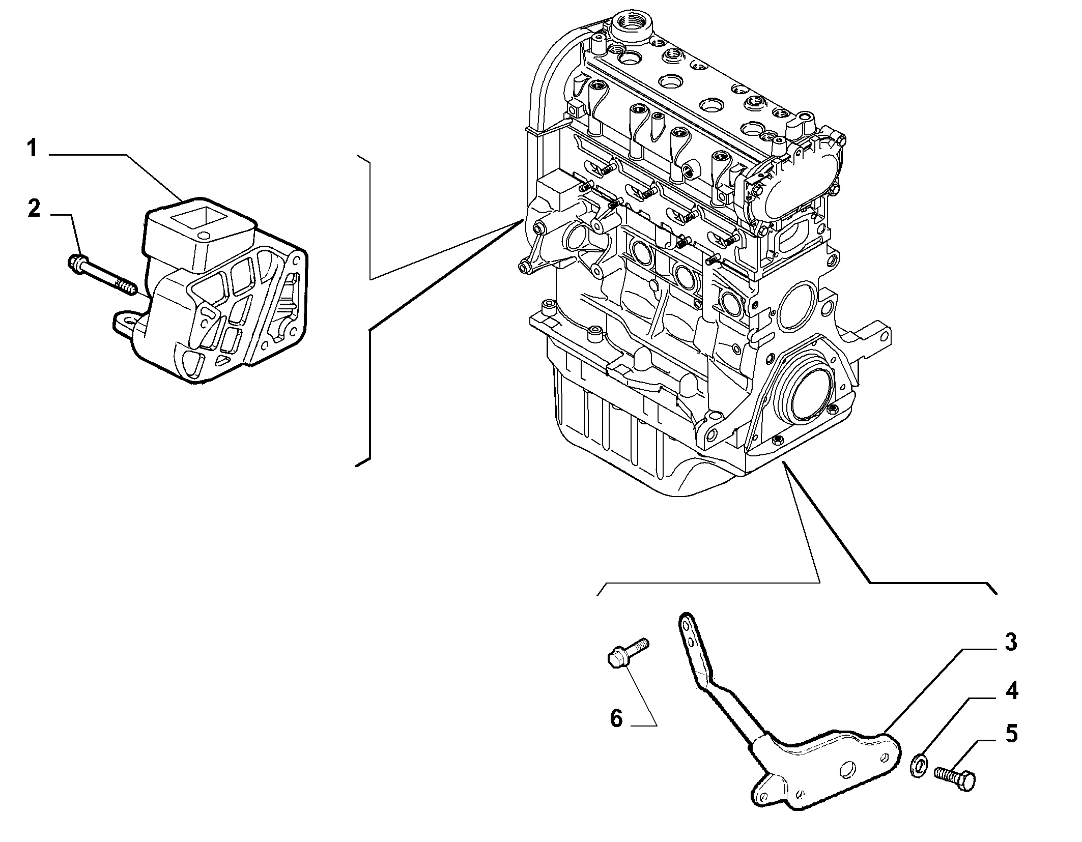 10003-010 ENGINE  SUPPORT
