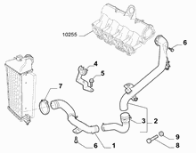 10247-020 COOLER PIPING SUCTION DUCT