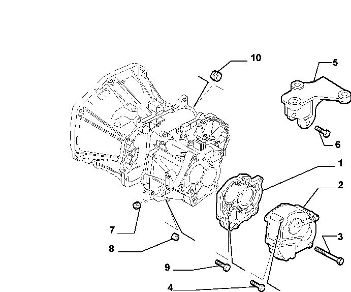 21207-020 GEAR BOX COVERS