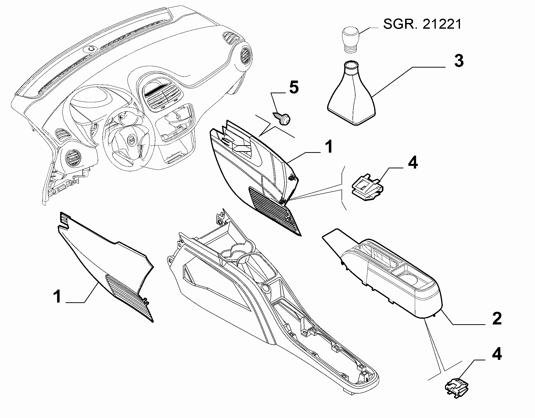 70504-040 COVERS  -  BEZELS - AIR DIFFUSER