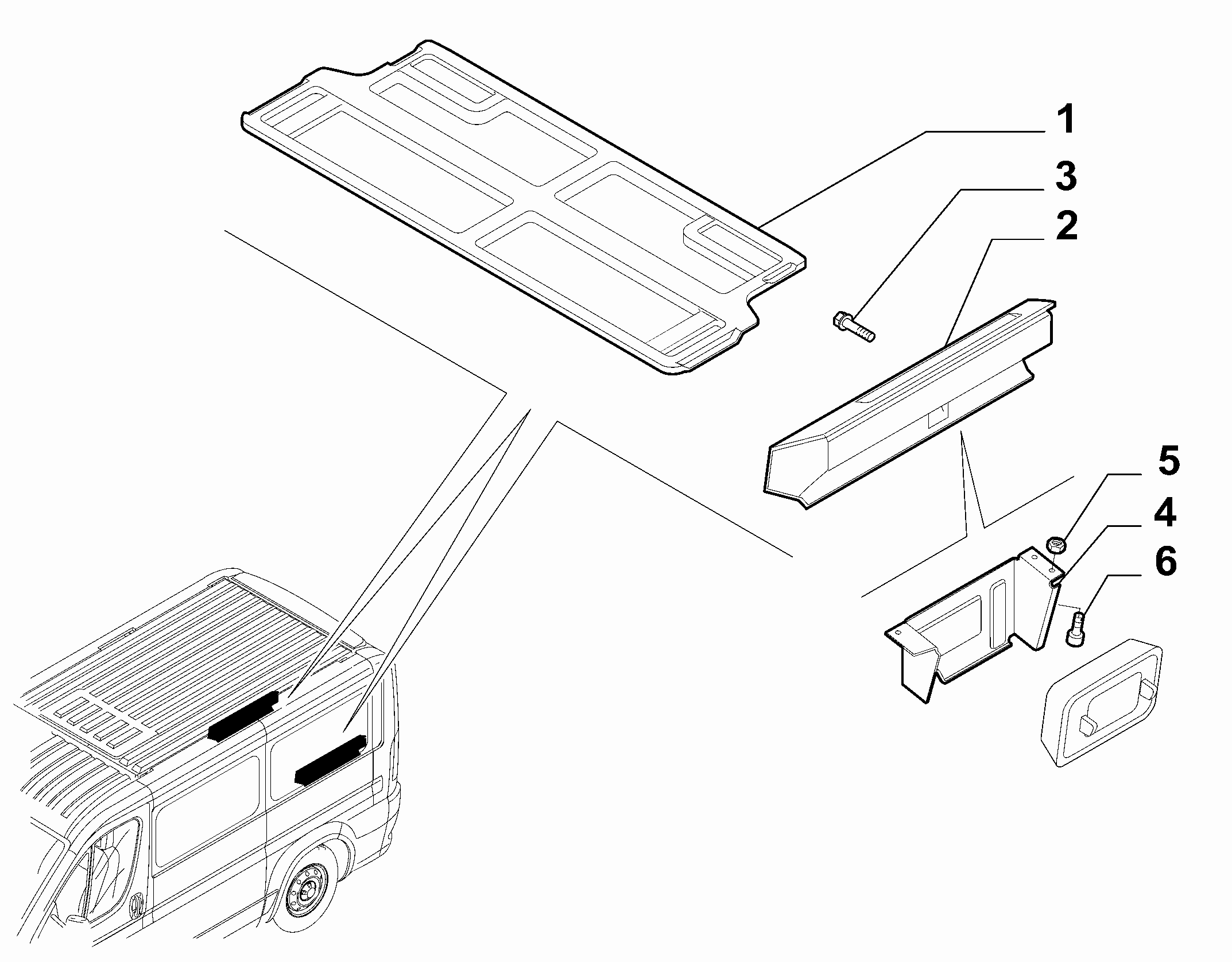 70523-070 PARCEL SHELF