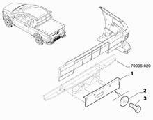 70727-040 REAR PLATE CLAMPS
