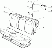 70613/02 REAR SEAT