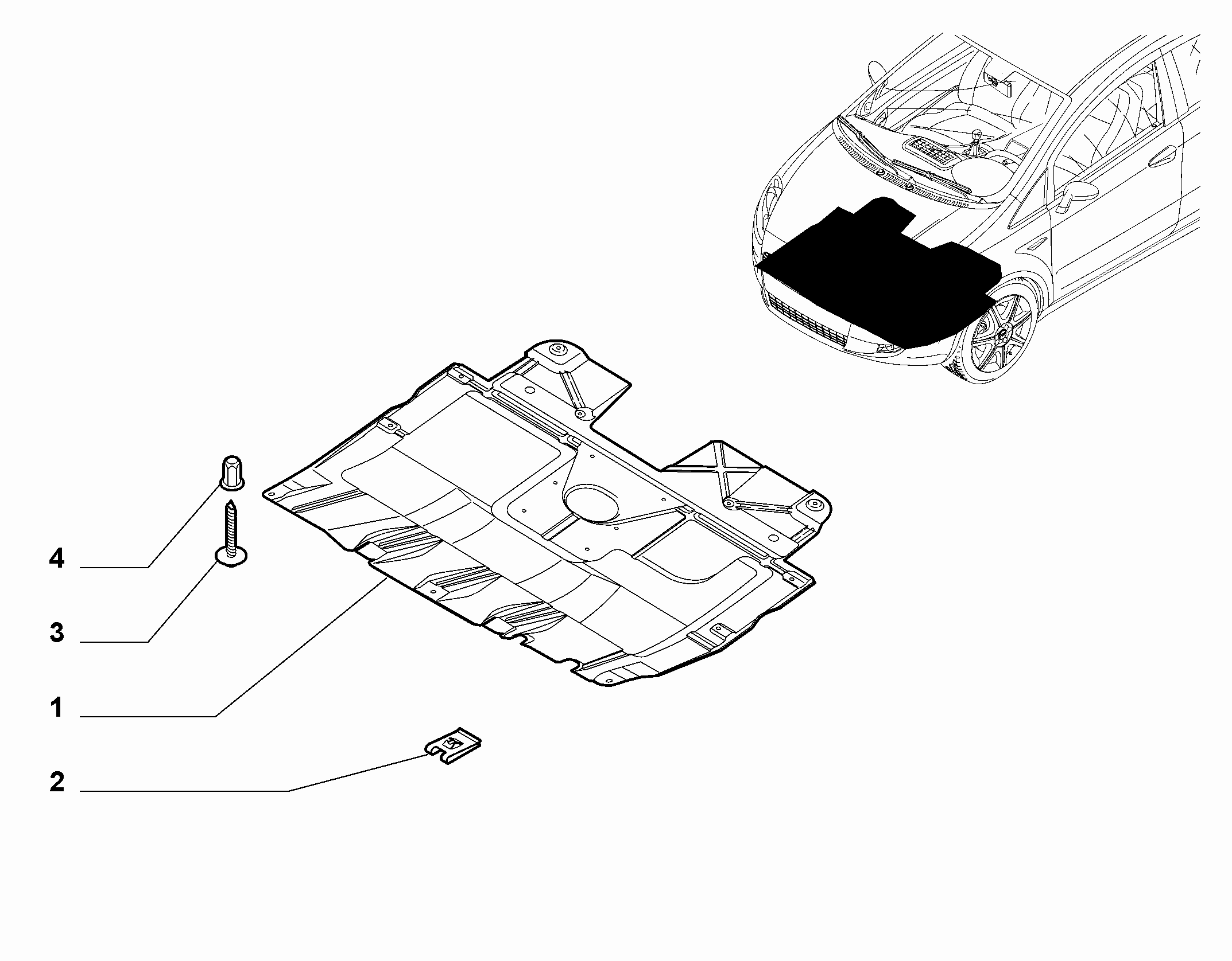 38115-010 ENGINE UNDERSIDE GUARD