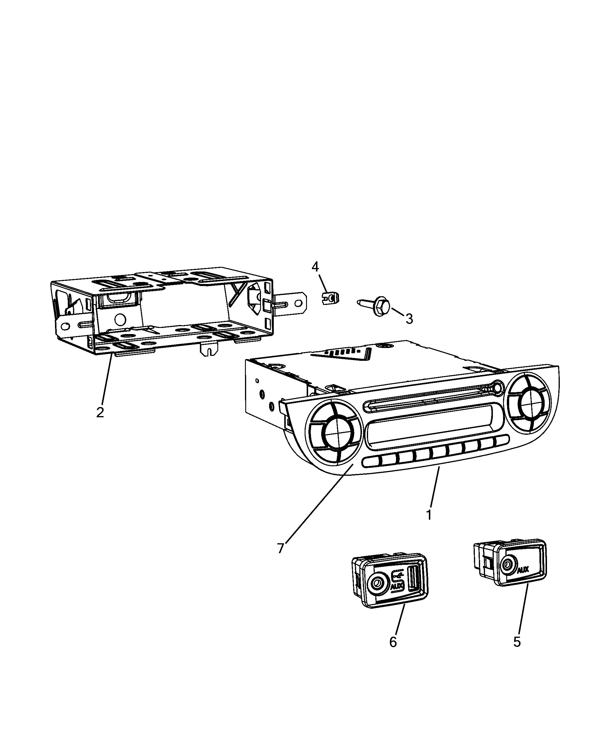 55521-010 RADIO AND AUTOMATED INFO DEVICE 