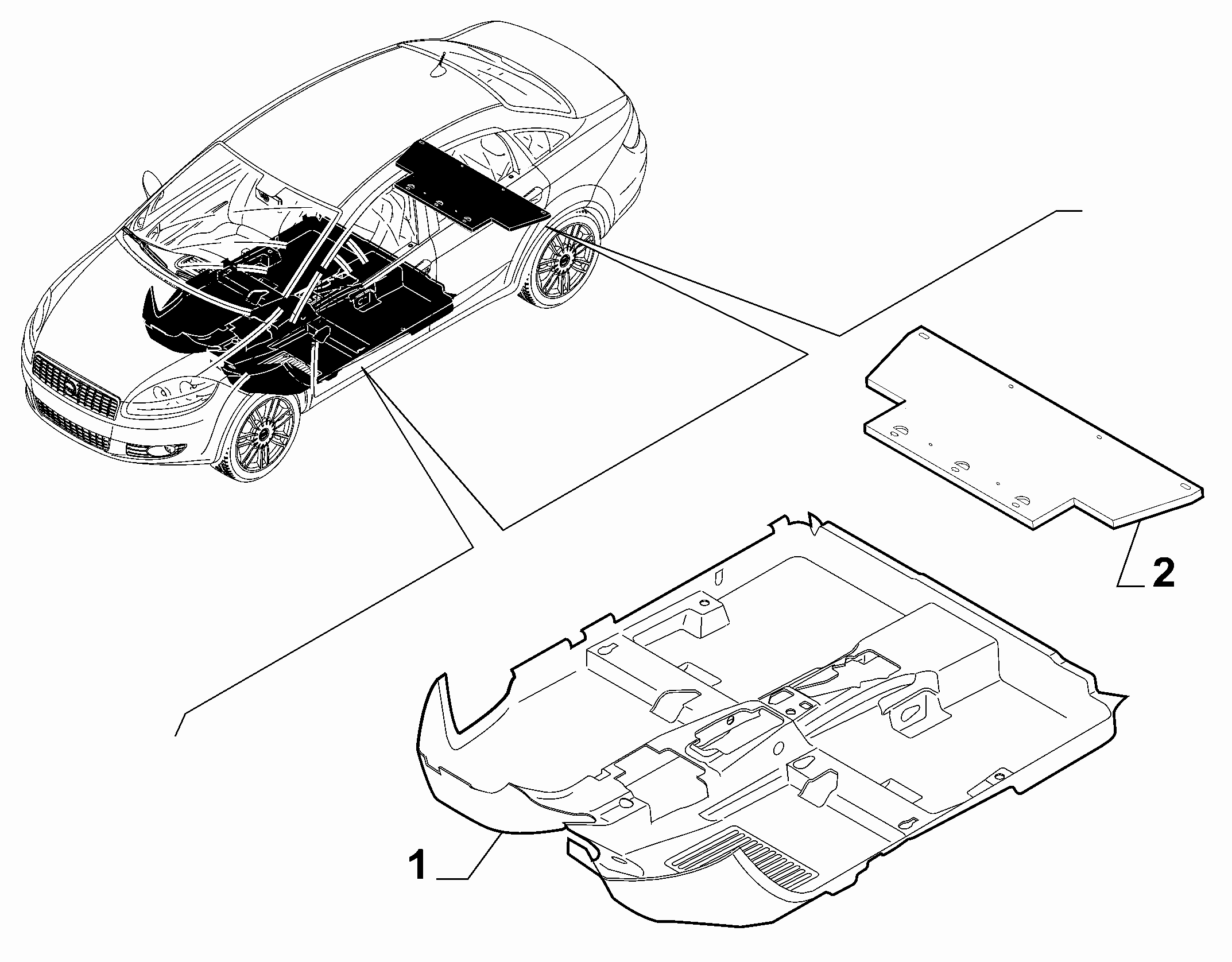 70521-010 PASSENGER SIDE MATS