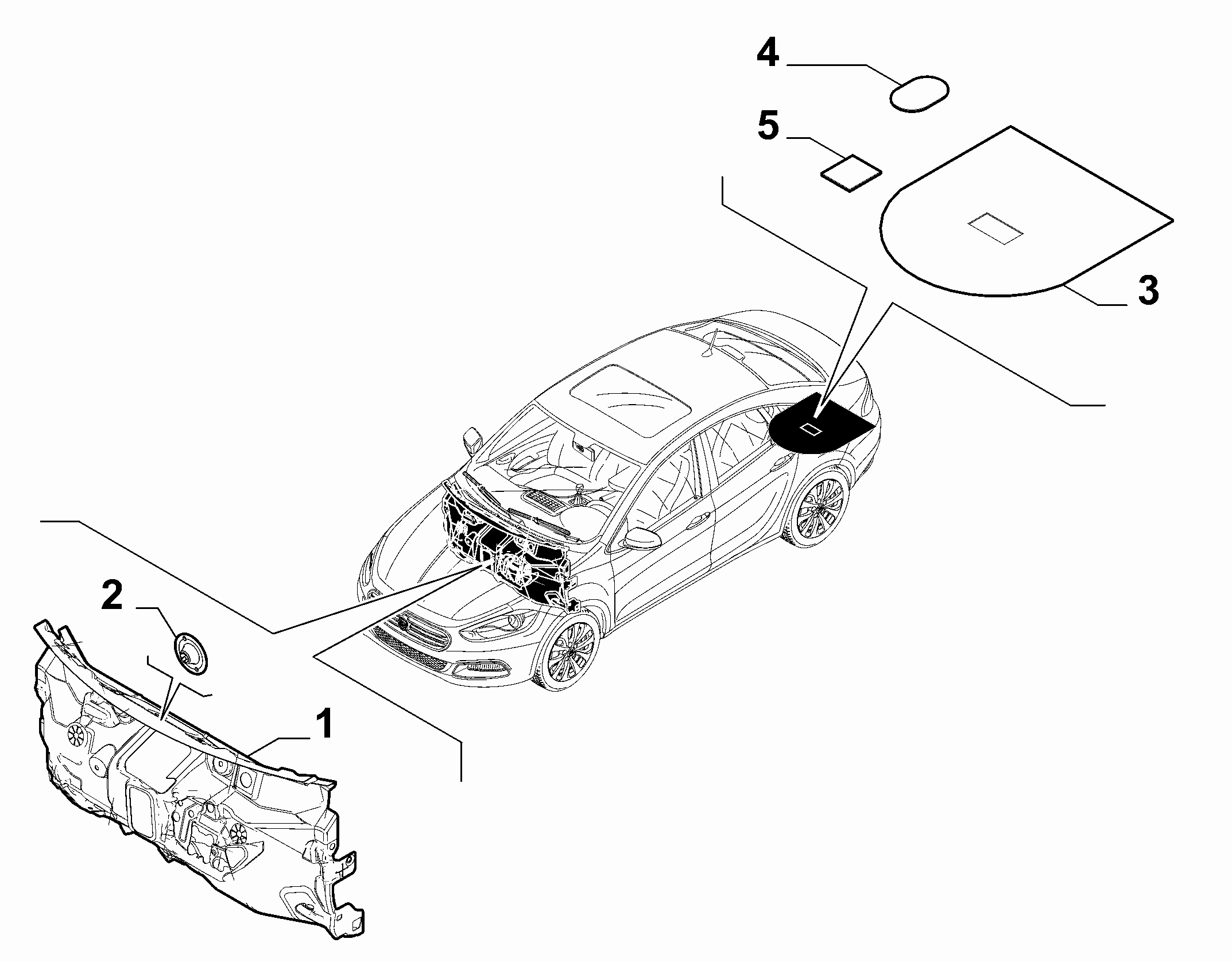 70522-020 PASSENGER COMPARTMENT INSULATION AND PADDING