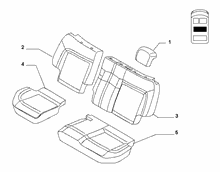 70615/00 REAR SEAT LINING 