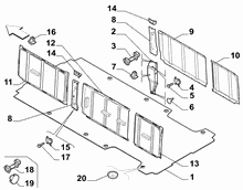 70521-013 CARGO AREA PROTECTION PANNELS