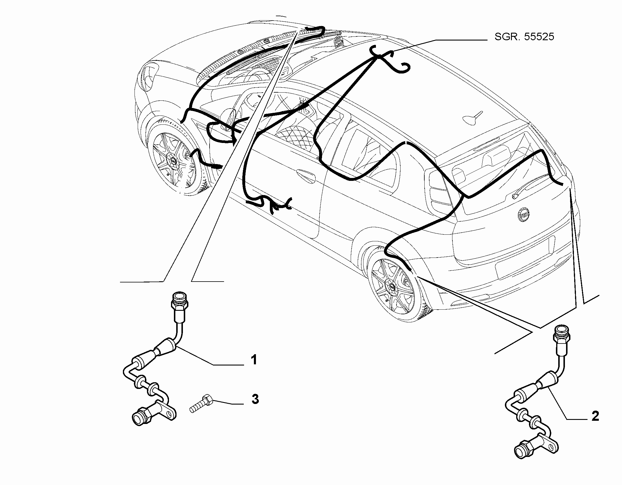 33102-070 ABS SENSOR