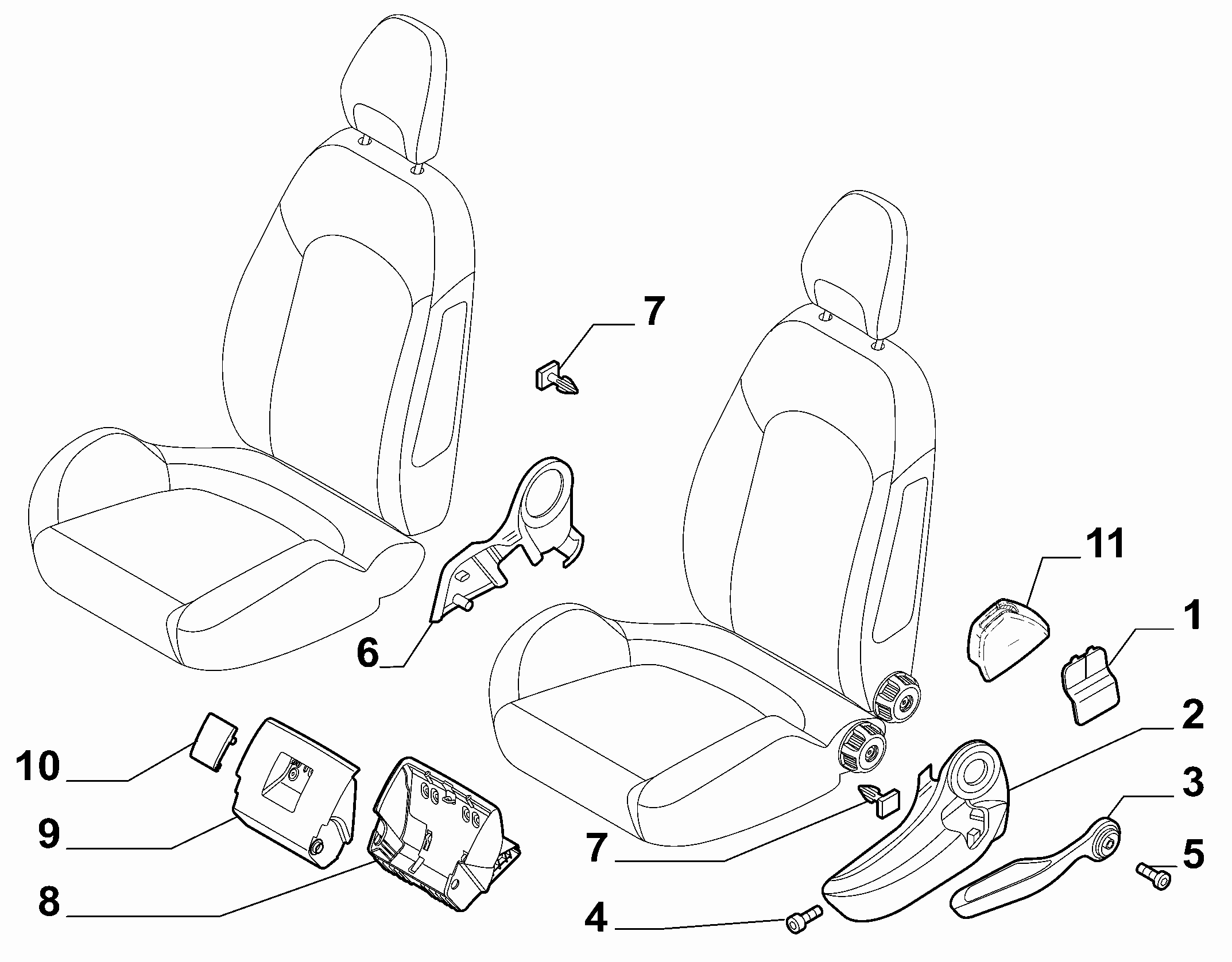 70601-060 FRONT SEAT COVERS