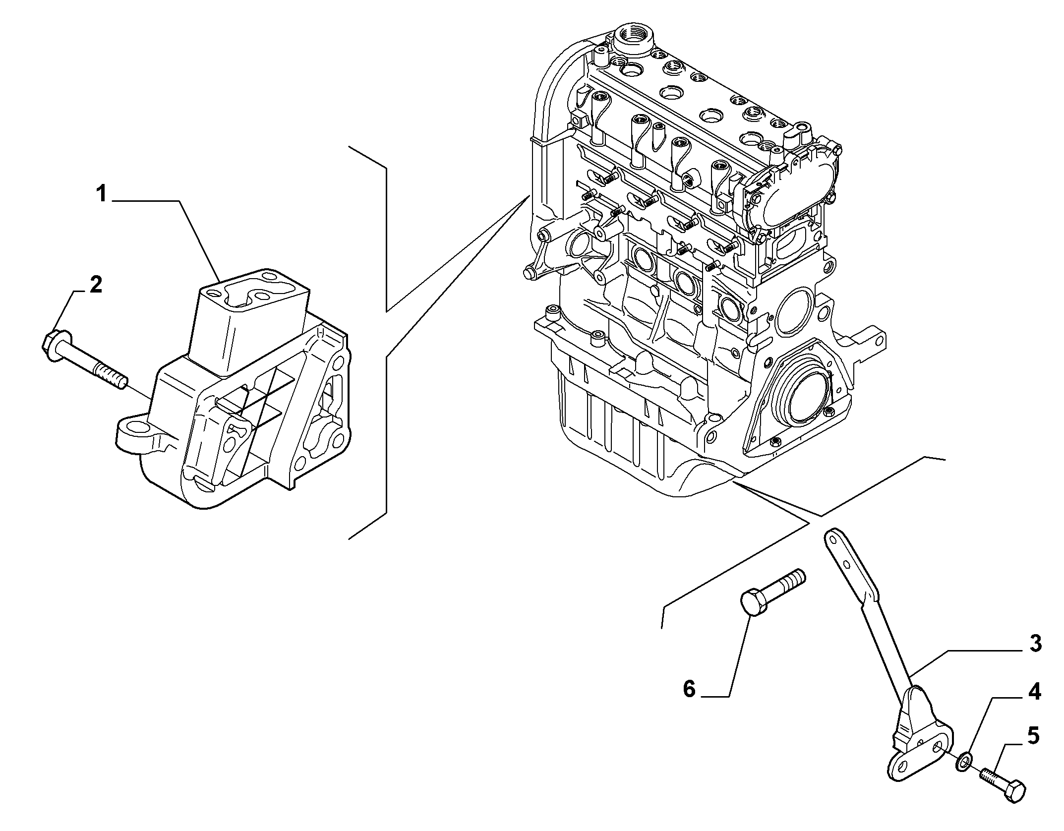10003-010 ENGINE  SUPPORT