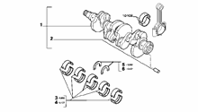 10103-010 ENGINE SHAFT AND HALF BEARING