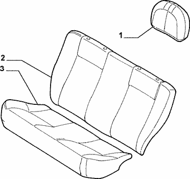 70615/04 REAR SEAT LINING