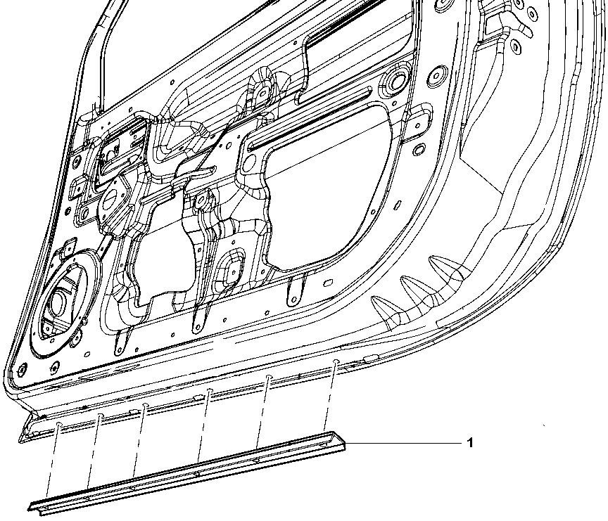 70129-080 FRONT DOOR RING GASKET
