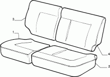 70615/02 REAR SEAT LINING