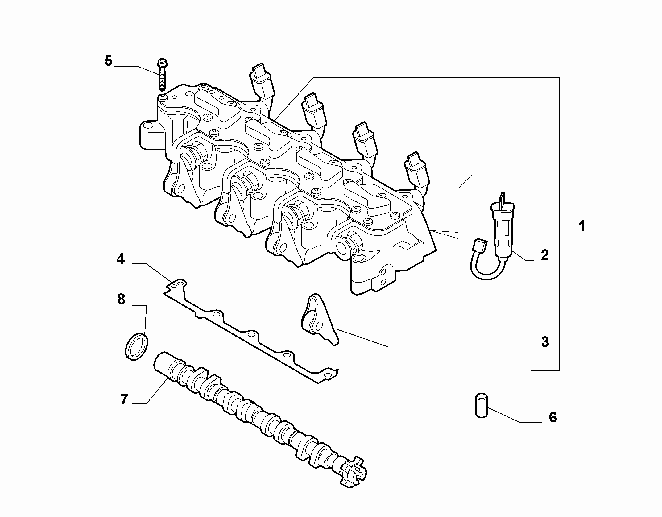 10107-010 CRANKSHAFT AND GEAR TIMING SYSTEM