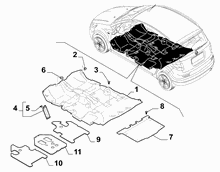 70521-010 PASSENGER SIDE MATS