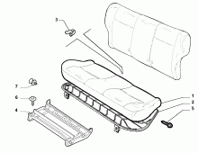 70613/10 REAR SEAT