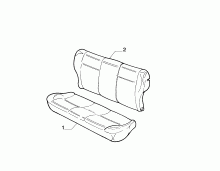 70613-010 REAR SET PADDING