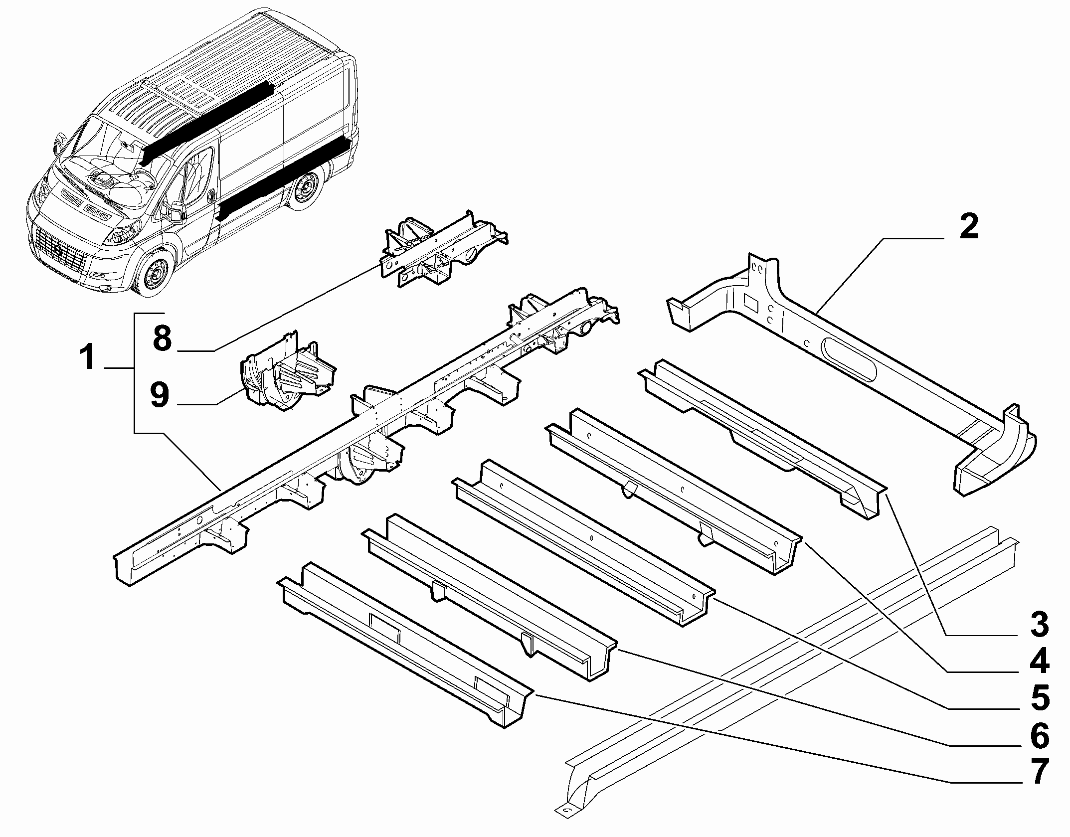 70006-040 SIDE MEMBER