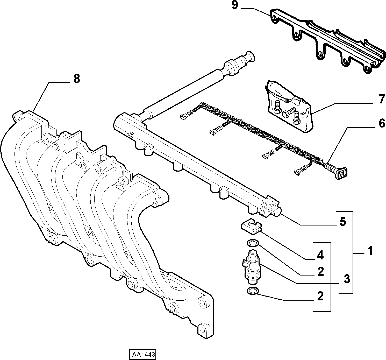 55187334 AIR DUCT SYSTEM