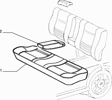 70615/00 REAR SEAT LINING 
