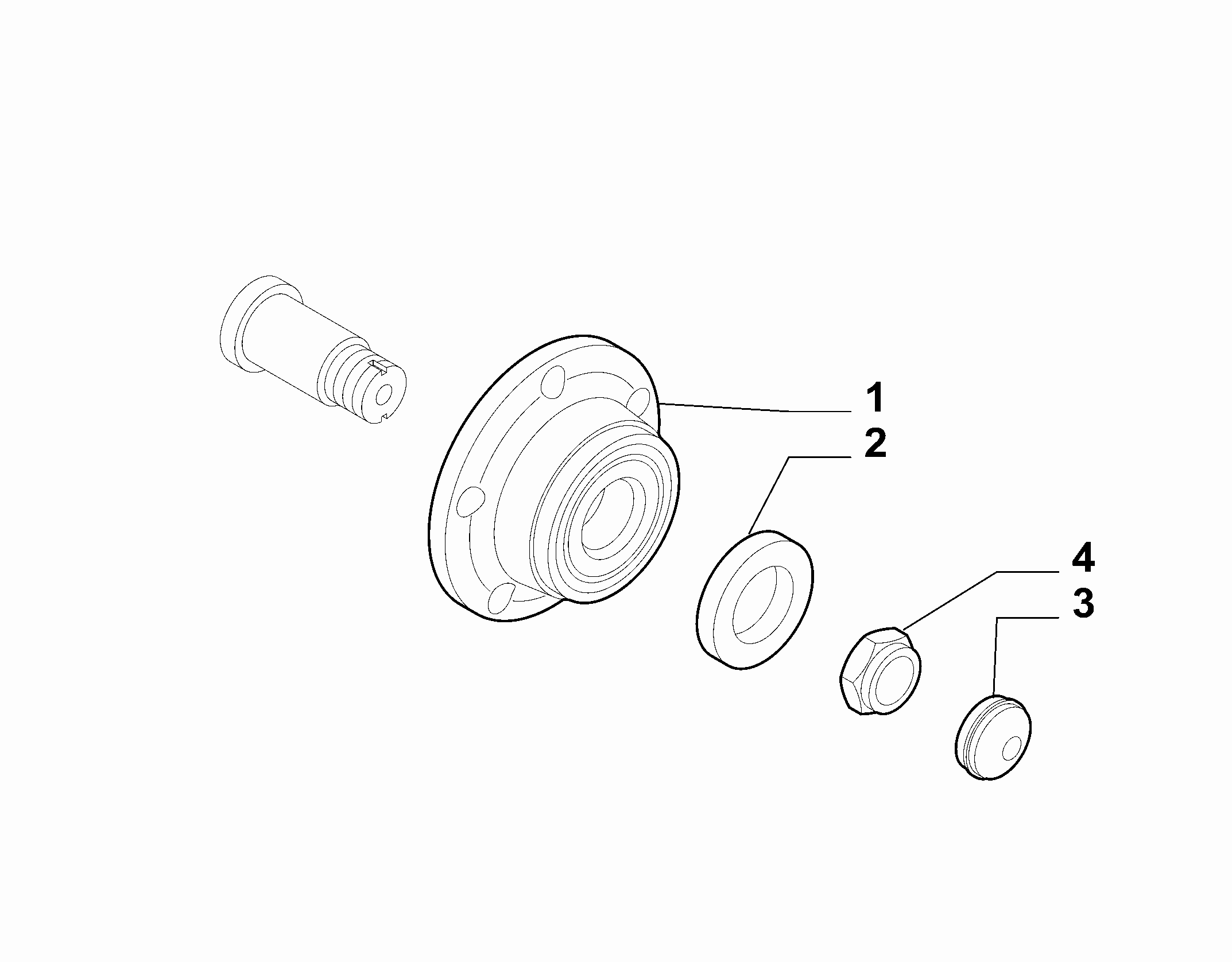 44321-010 REAR FUSE AND HUB