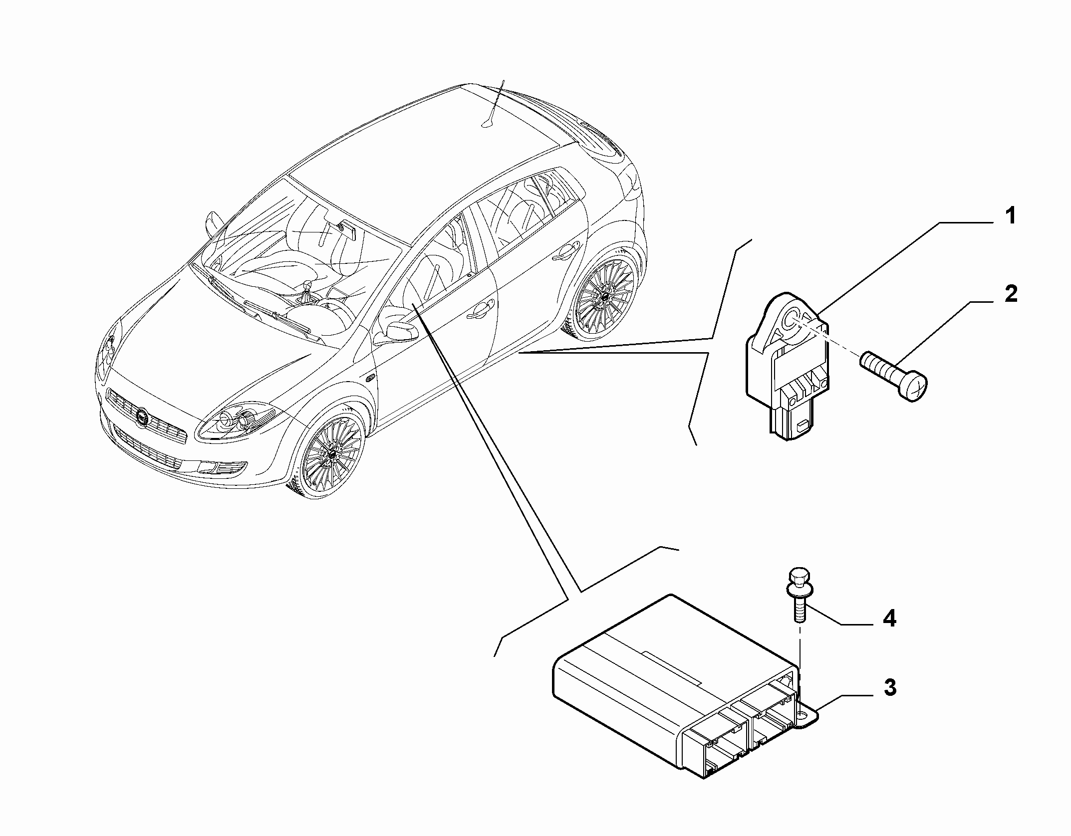 55508-070 REMOTE CONTROL AIRBAG SENSOR